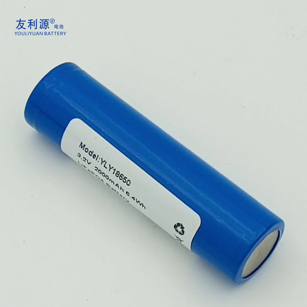 Factory 18650 3.2V Lithium Ion Battery Cells 2000mAh 1500mAh 6000mAh Rechargeable Li Ion Batteries LiFePO4 26650 Battery Cell for Solar