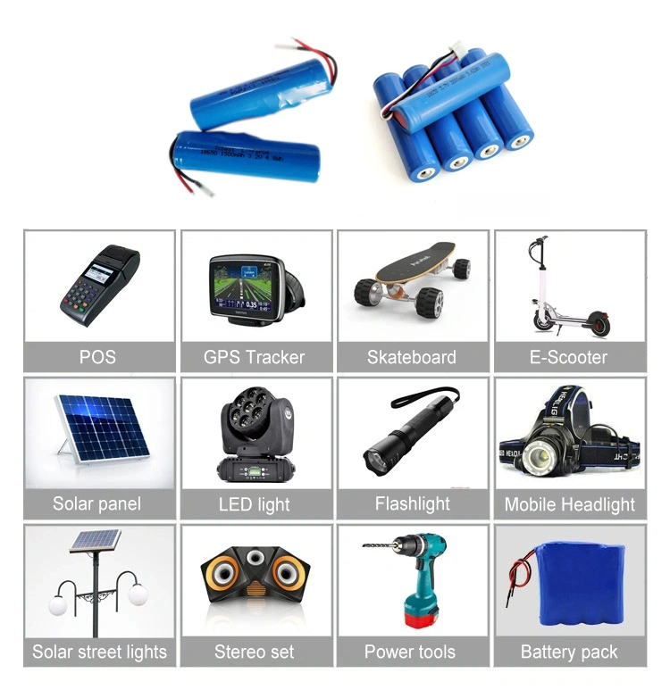 Factory Directly Supplpy CE/RoHS/Un38.3/MSDS Rechargeable Battery 18650 Li-ion Battery Original 100% 3.7V Battery 2000mAh Capacity Battery Cell