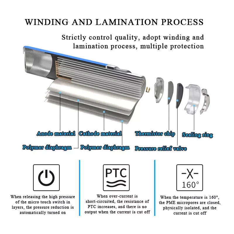 6000mAh 3.2V Cylindrical LiFePO4 Battery Cell 32700/32650/26700/26650 /26500 Lithium Iron Phosphate Cell