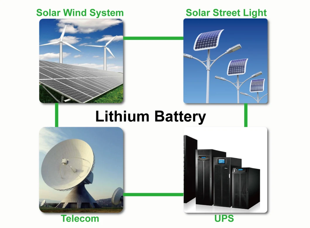 Greensun Deep Cycle LiFePO4 12V 300ah Lithium Battery Pack for EV Solar Energy Storage