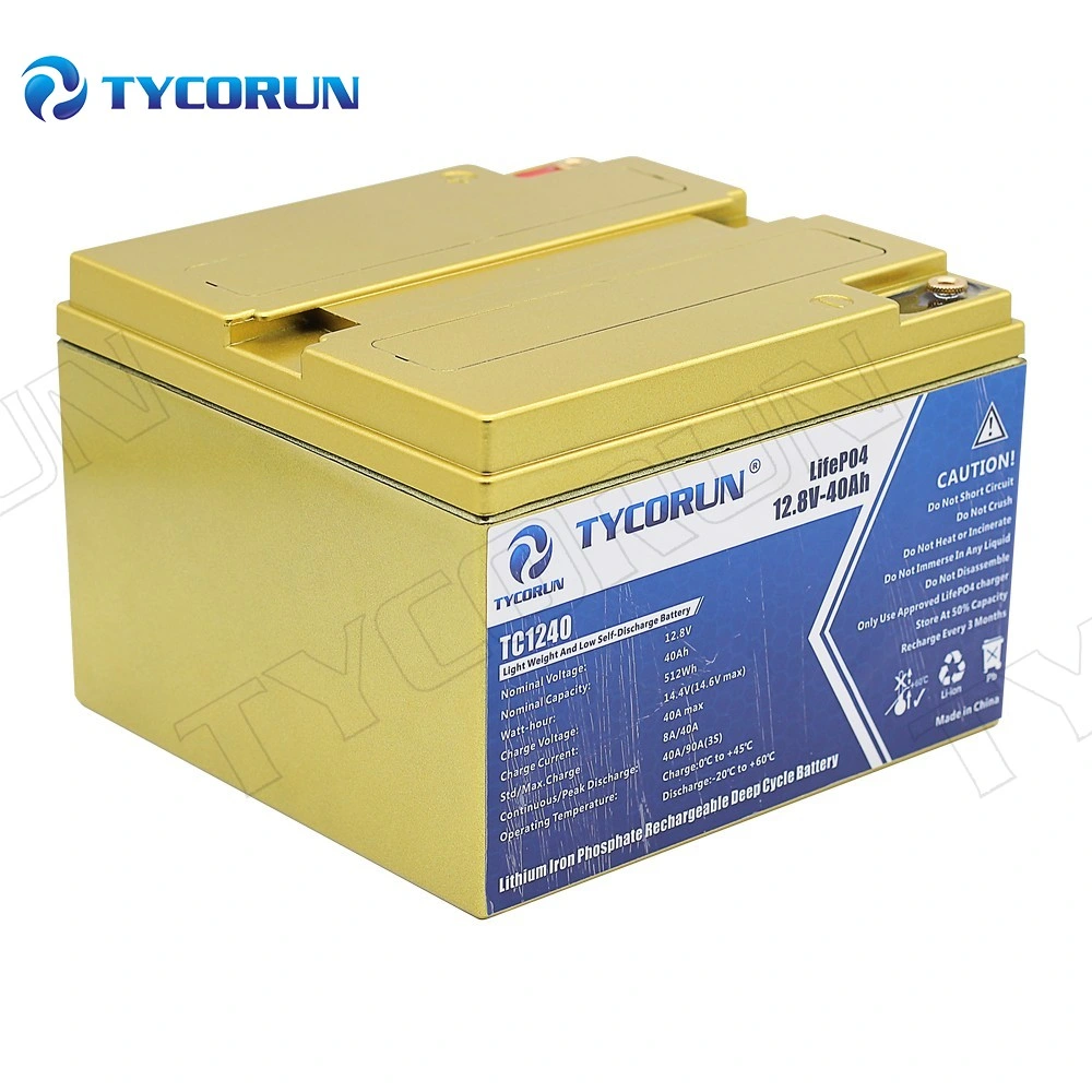 Tycorun Hot Sale 12V 40ah LiFePO4 Lithium Battery Pack Solar Battery for Solar Systems