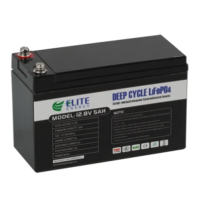 12 V 5 Ah wiederaufladbare Li-Ionen-Batterie, Notstromsystem, LiFePO4-Batterie, Li-Ionen-Stromversorgung, Deep-Cycle-Energiespeichersystem mit integriertem BMS