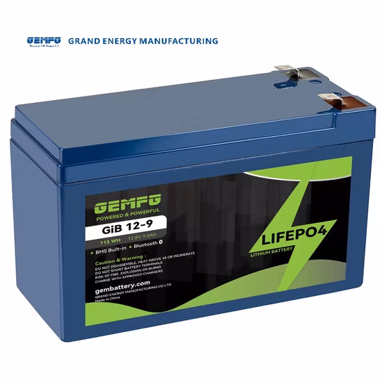 Wiederaufladbare Deep Cycle 12V 5ah LiFePO4-Batterie