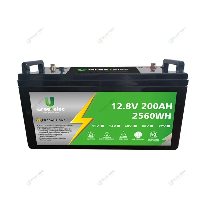 U-Greenelec Deep Cycle Lithium Ion Custom RV EV 12V 24V 100ah 150ah 200ah LiFePO4-Akku für das Sonnensystem