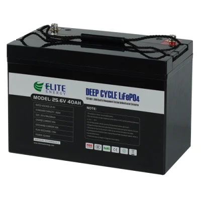 Elite Lithium LFP 32700 IP65 12 V 24 V 20 Ah 30 Ah 40 Ah 50 Ah Deep Cycle Ess-Batterie LiFePO4 Li-Ionen-Solarenergiespeicherbatterie mit hoher Energiedichte